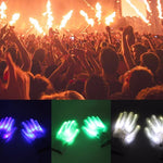 Tribal 7 Mode LED Finger Lighting Flashing Rave Gloves \Light Up Festival Supplies Luminous Rave Gloves