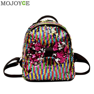 Tribal Mini Sequins Bow Knot Backpack