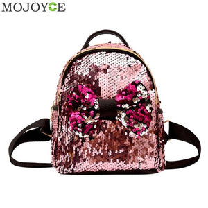 Tribal Mini Sequins Bow Knot Backpack